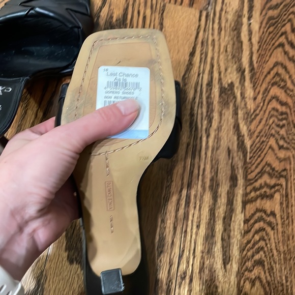 VINCE CAMUTO heels braided Brelanie like new - Picture 5 of 6